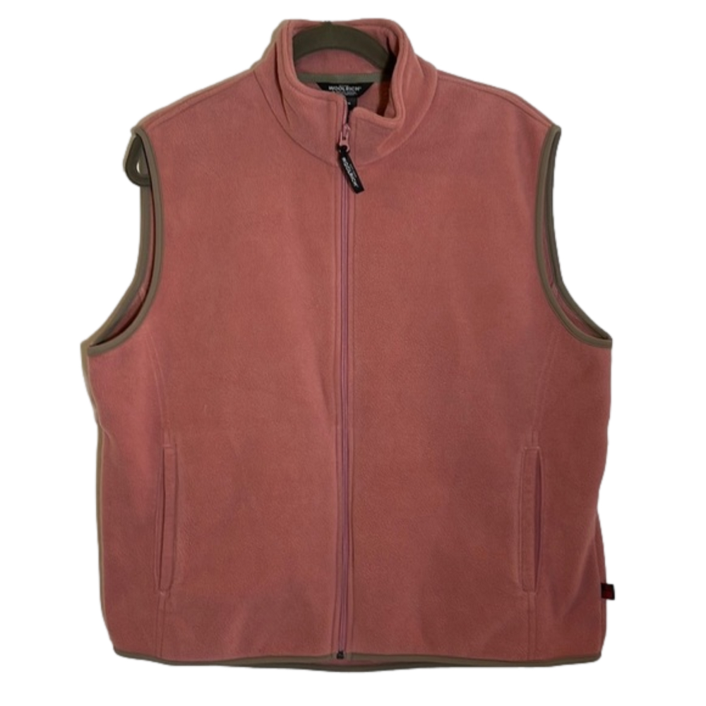 WOOLRICH women’s fleece vest, XL, Dusty Rose color, in good condition